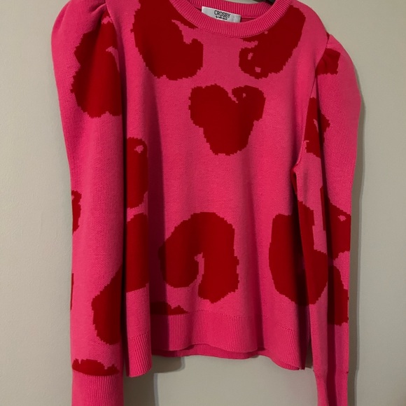 Crosby by Mollie Burch Bixby Swearer Pink Red XLmn - Picture 2 of 4
